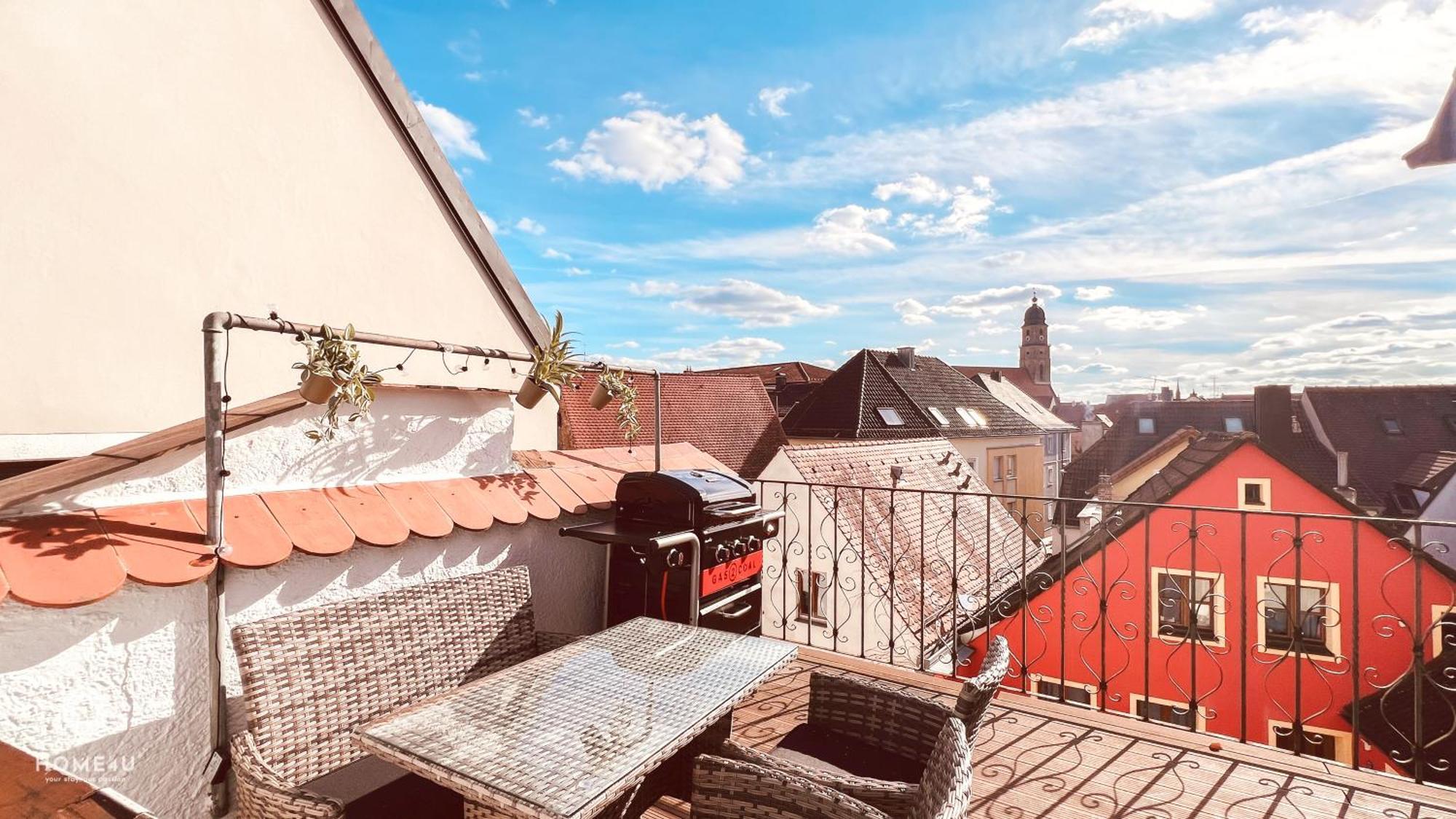 Zentrales Turm-Apt Mit Terrasse アンベルク エクステリア 写真